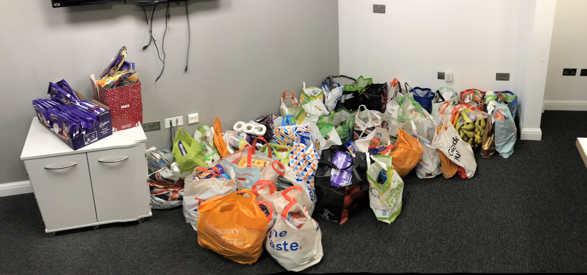 NEWS: Durham supporters offer overwhelming food bank donations