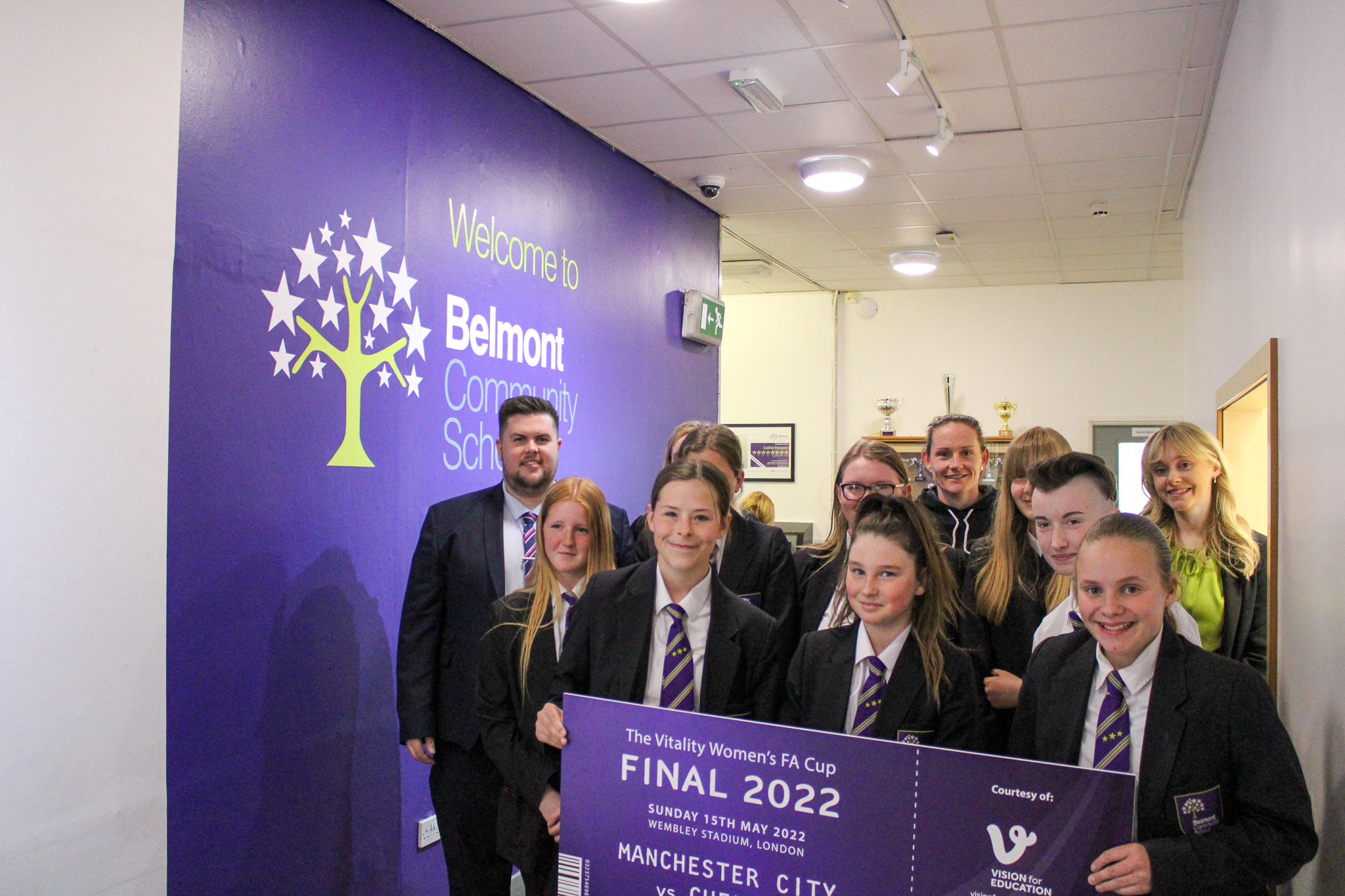 NEWS: Durham Women & Vision for Education Send Students To Wembley!