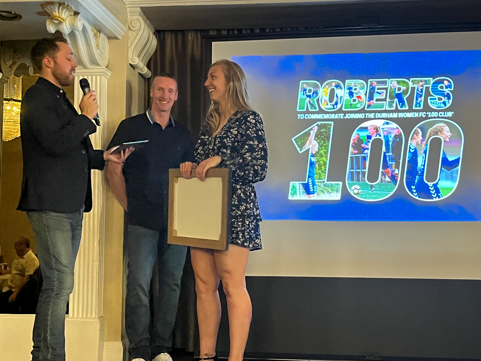 NEWS: Durham Women Induct Players Into 100 Club