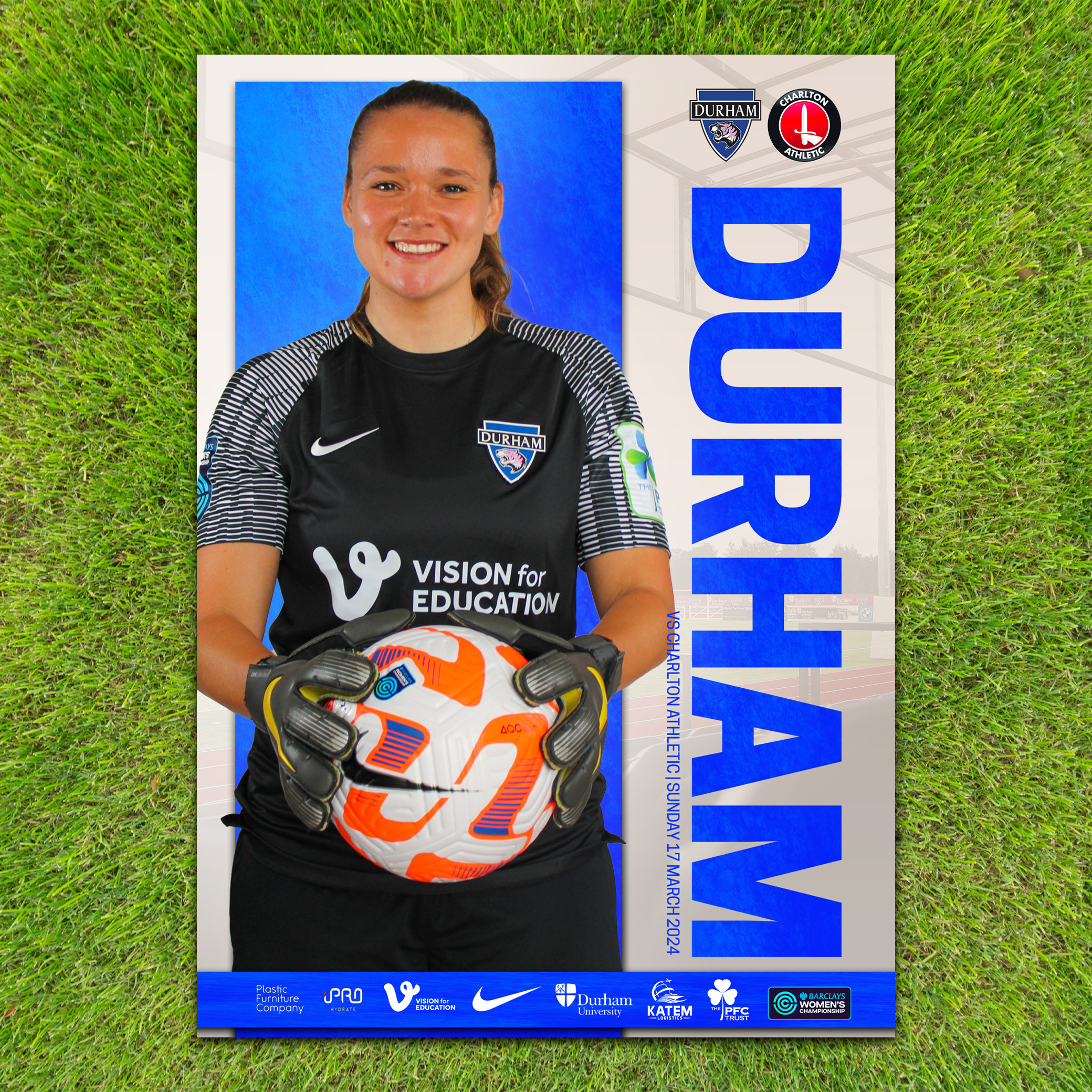 Match Day Programme: Durham v Charlton Athletic