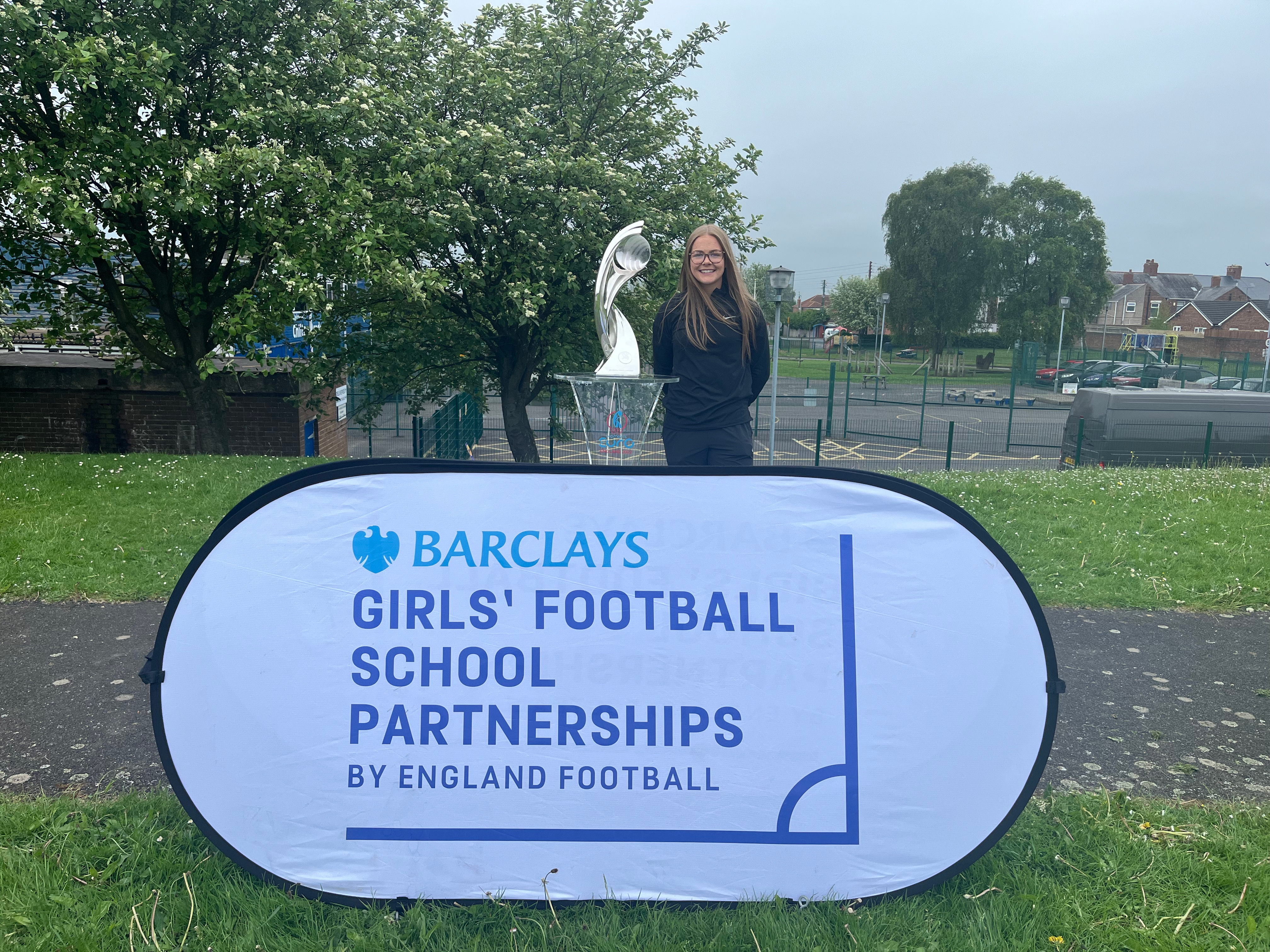 Lily Crosthwaite attends Schools Cup & Shield to inspire next generation