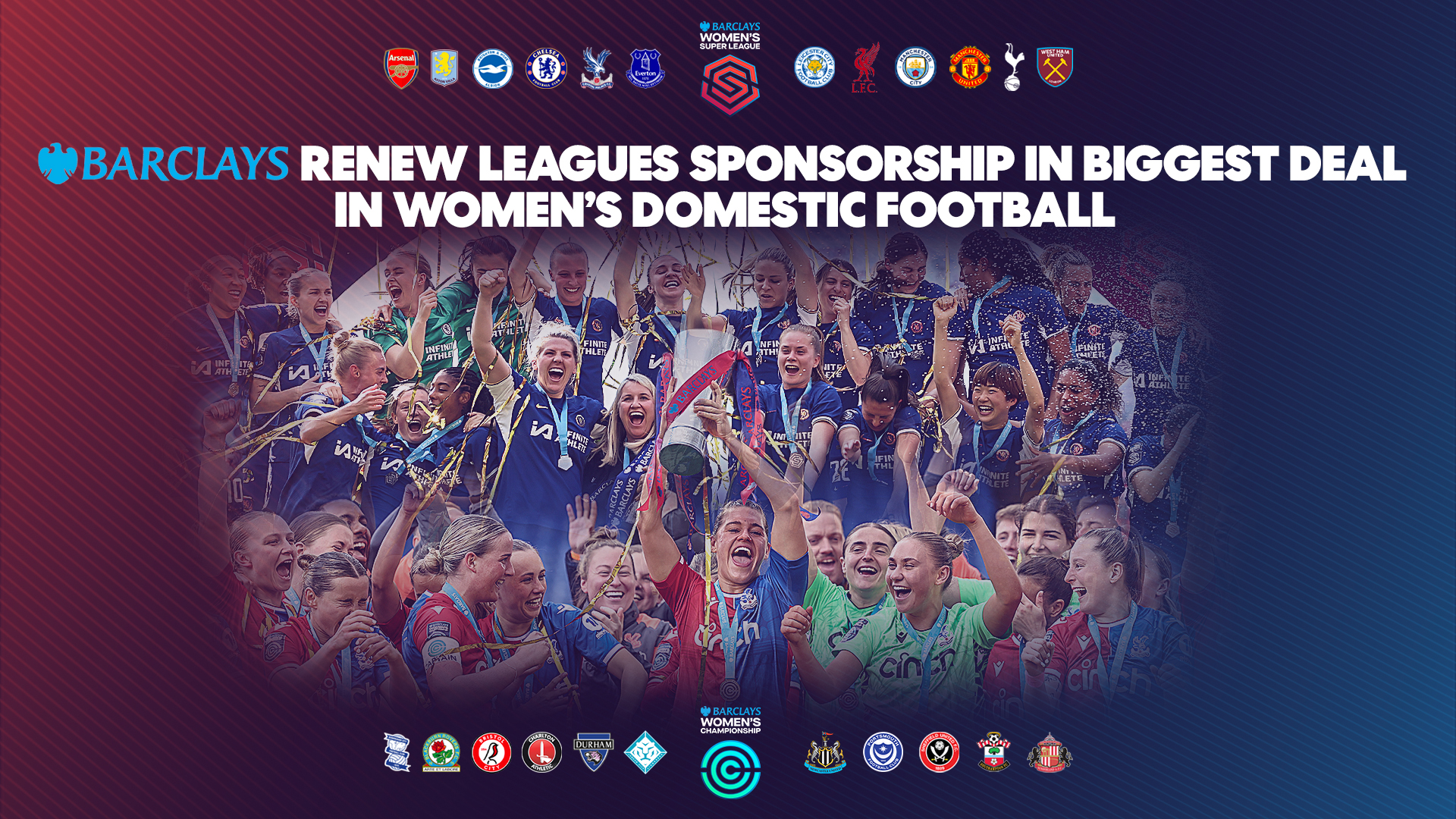 Women’s Professional Leagues Limited agrees landmark sponsorship deal with Barclays