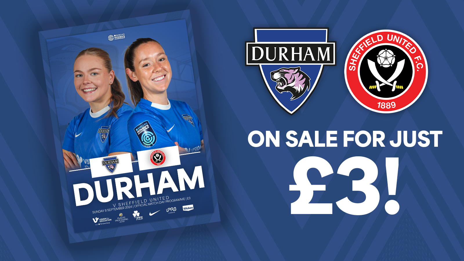 Match Day Programme: Get your Durham v Sheffield United issue on Sunday