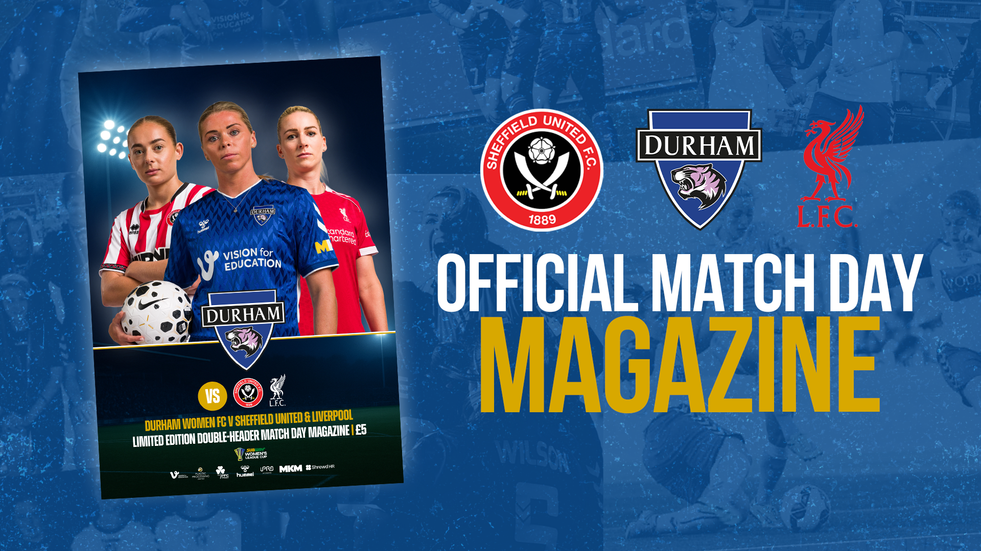 Match Day Magazine – Get our Subway Women’s League Cup magazine on Thursday