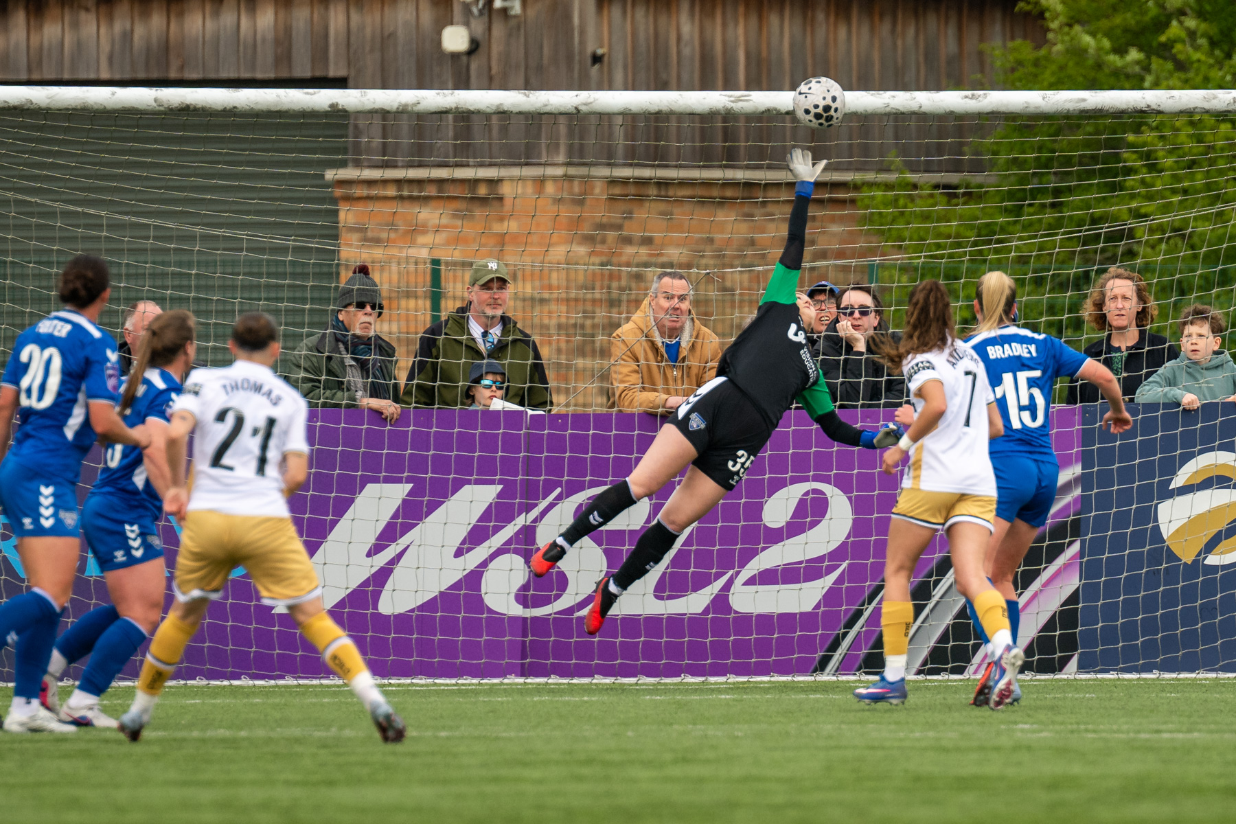 Cat Sheppard in contention for Barclays WSL2 Save of the Season