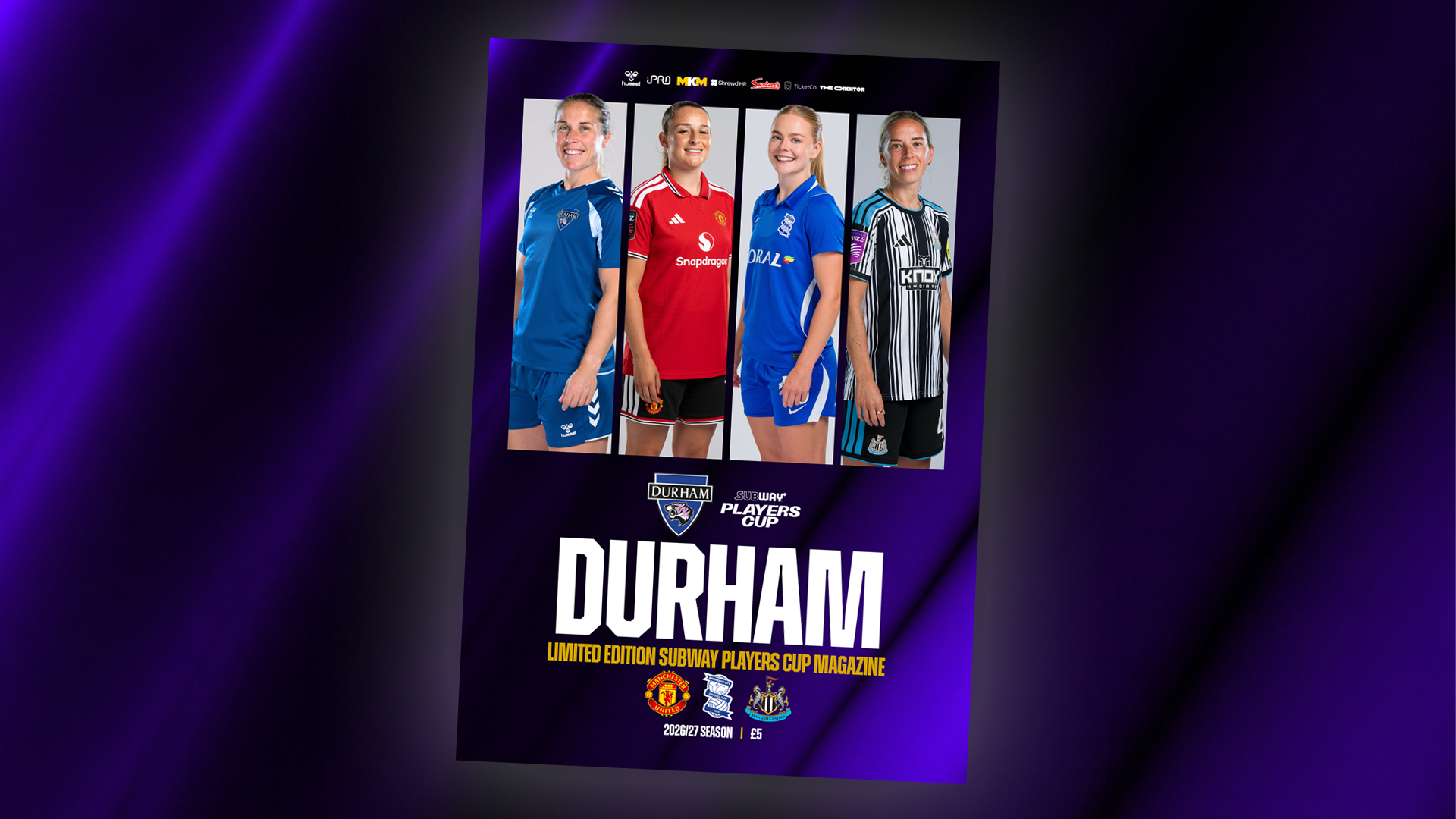 Get our Limited Edition Subway Players Cup magazine against Manchester United!