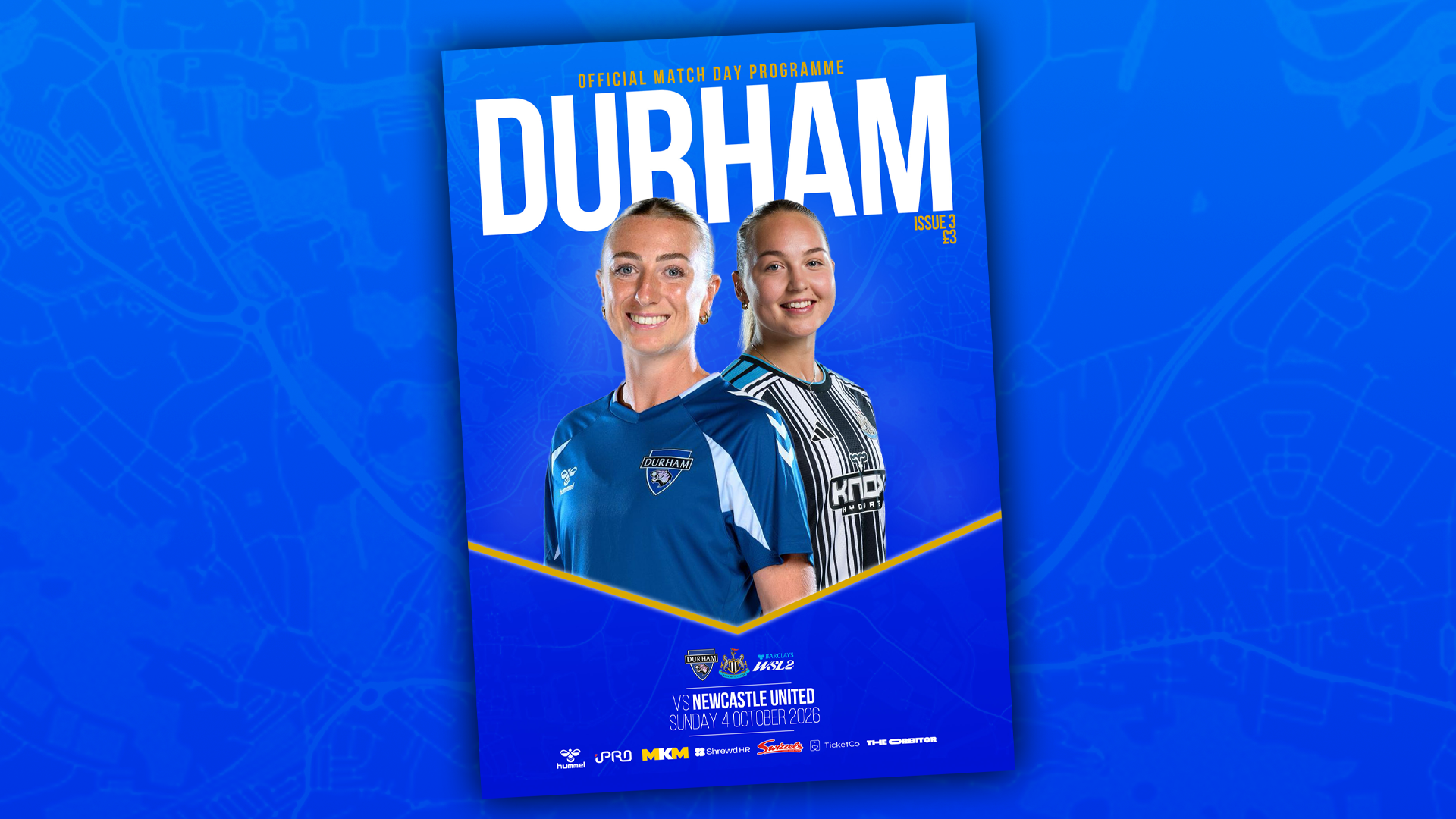 Match Day Programme | Get your Durham Women v Newcastle United issue on Sunday